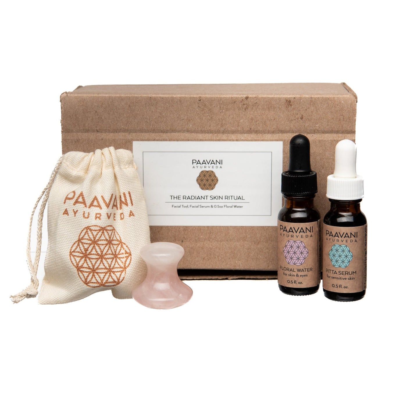 Radiant Skin Ritual | Ayurvedic Rose Quartz Facial Massage Kit