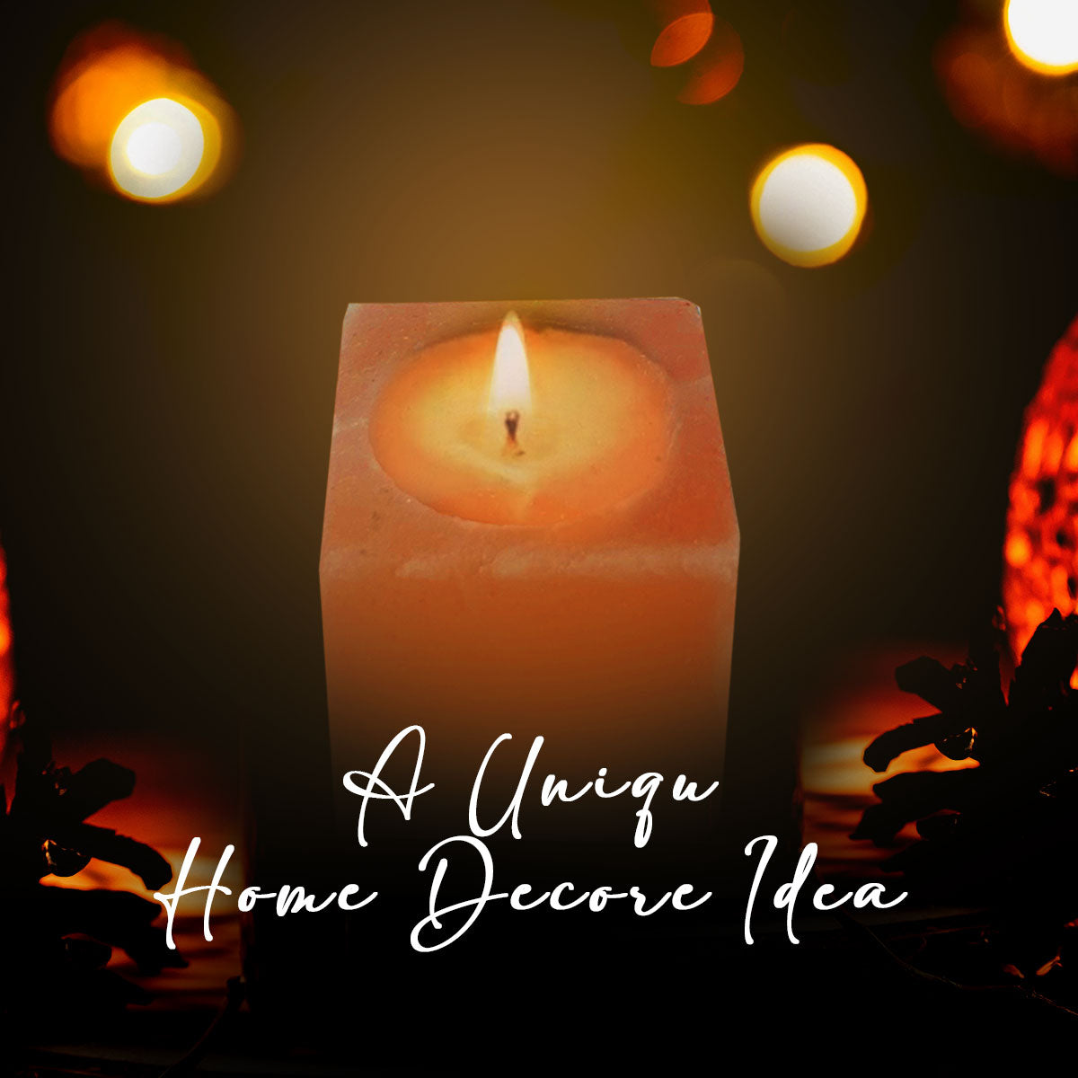 Himalayan Pink Salt Tea Light Holder by Pride of India – Salt Candle Holder – Room Décor Item – Great for Creating an Ambiance – Ideal for Home & Spa Uses – Natural Shape